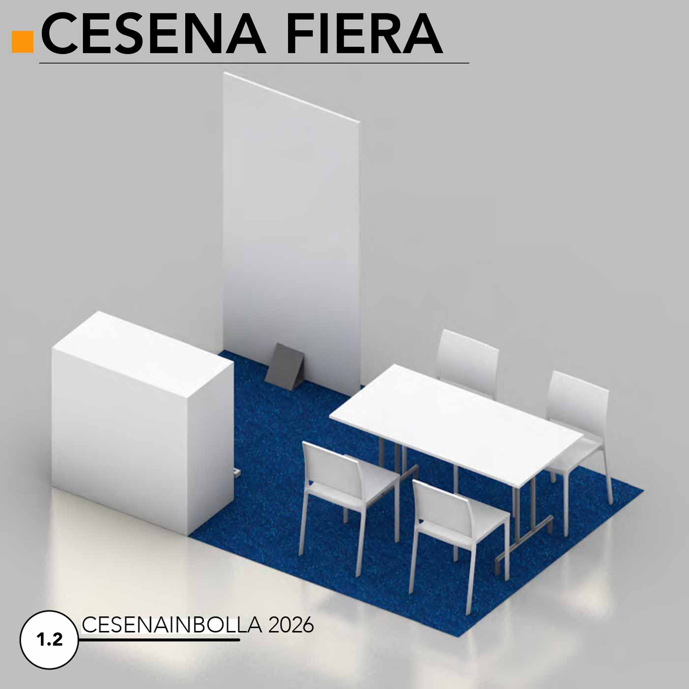 CesenaINbolla 2026 Stand Rendering